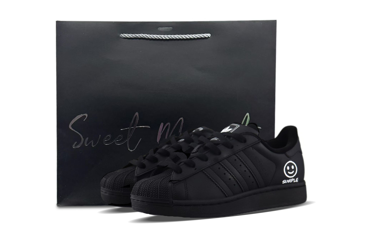 

Adidas Originals Superstar 2 Abrasion Resistant Low top Skateboard Shoes Unisex Black