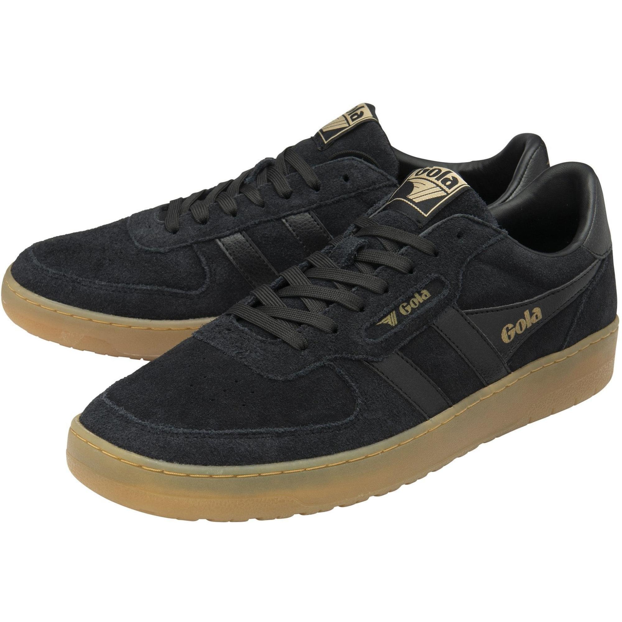 Мужские классические кроссовки Hawk Suede '86 Gola, Black/Gum — фото 3