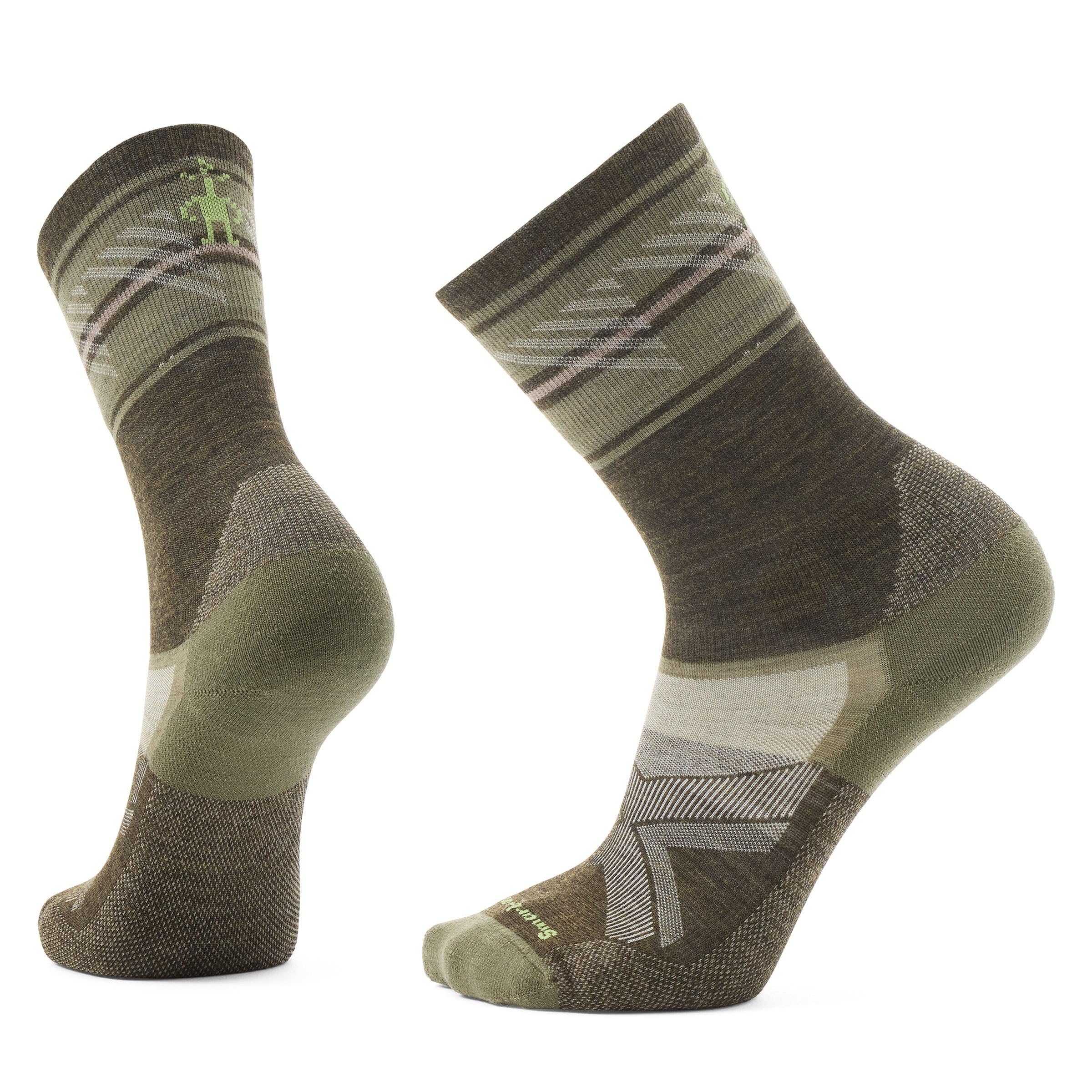 

Носки Smartwool Bike Targeted Cushion Cold Weather Crew Socks, цвет Military Olive