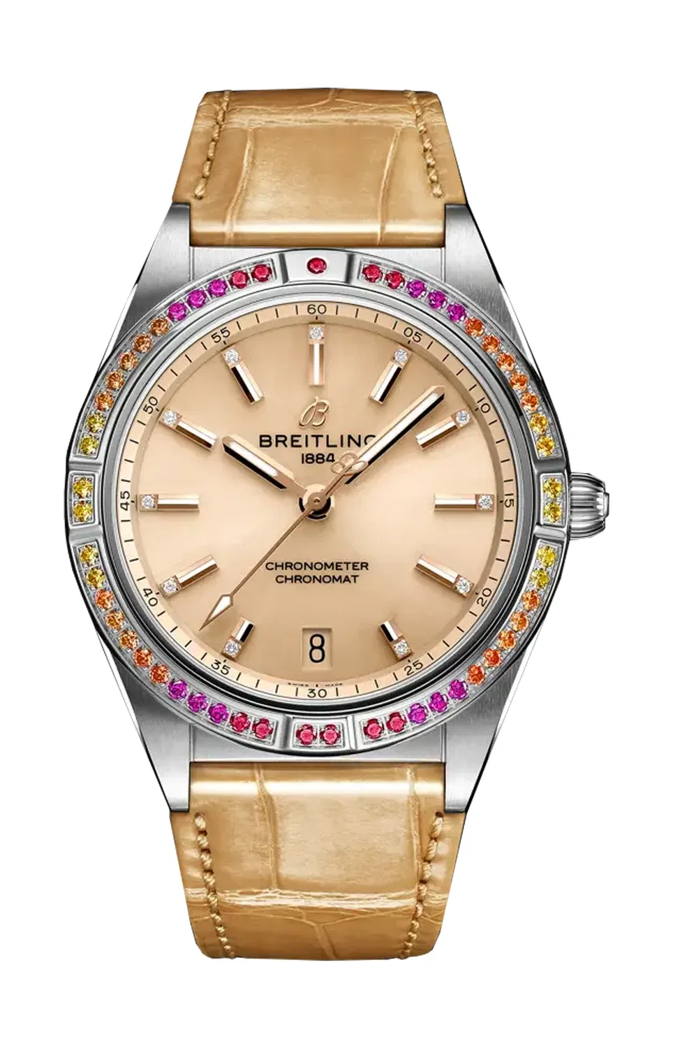 Хрономат Автоматик 36 Саут Си - A10380611A1P1 BREITLING, серебряный