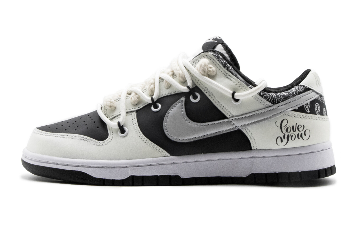 

Кроссовки Nike Dunk Skateboard Shoes Women's Low-Top Black White
