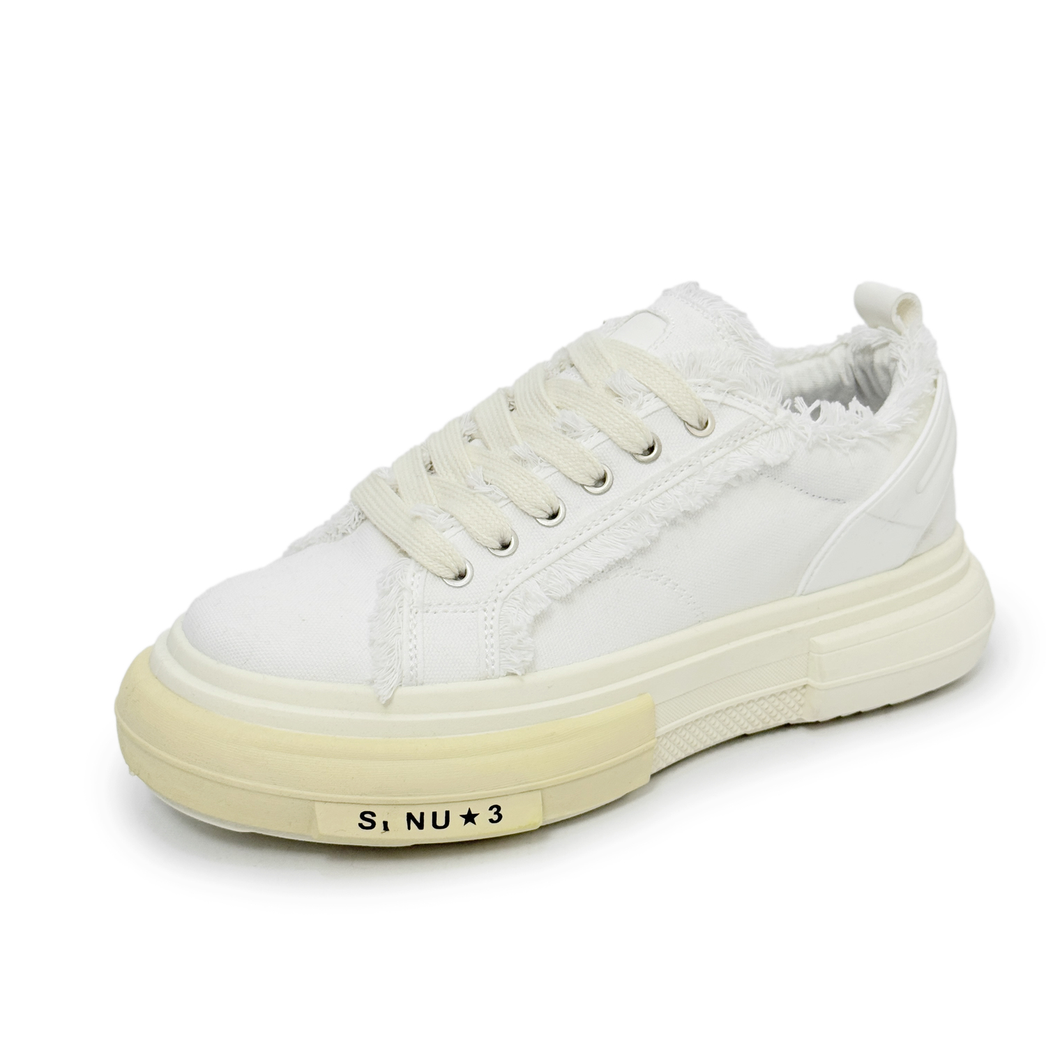 

SLNU 3 Мужские белые противоскользящие кедры с низким верхом, цвет White