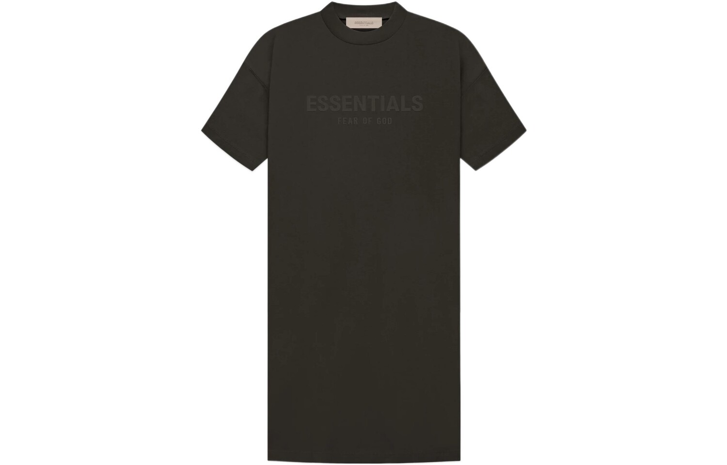 

Платье с короткими рукавами женское, цвет черный Fear Of God Essentials