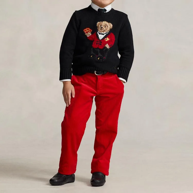 Polo Ralph Lauren Свитер SS24 Black детский — фото 4