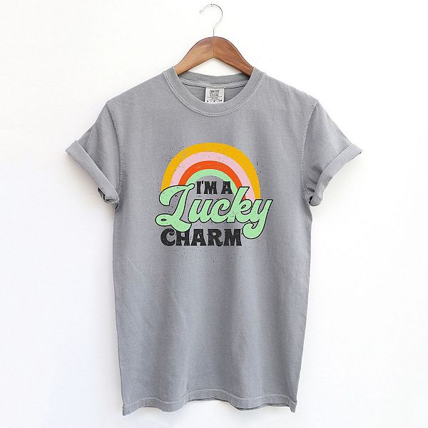 

Футболка I'M a lucky charm garment dyed Simply Sage Market, Grey