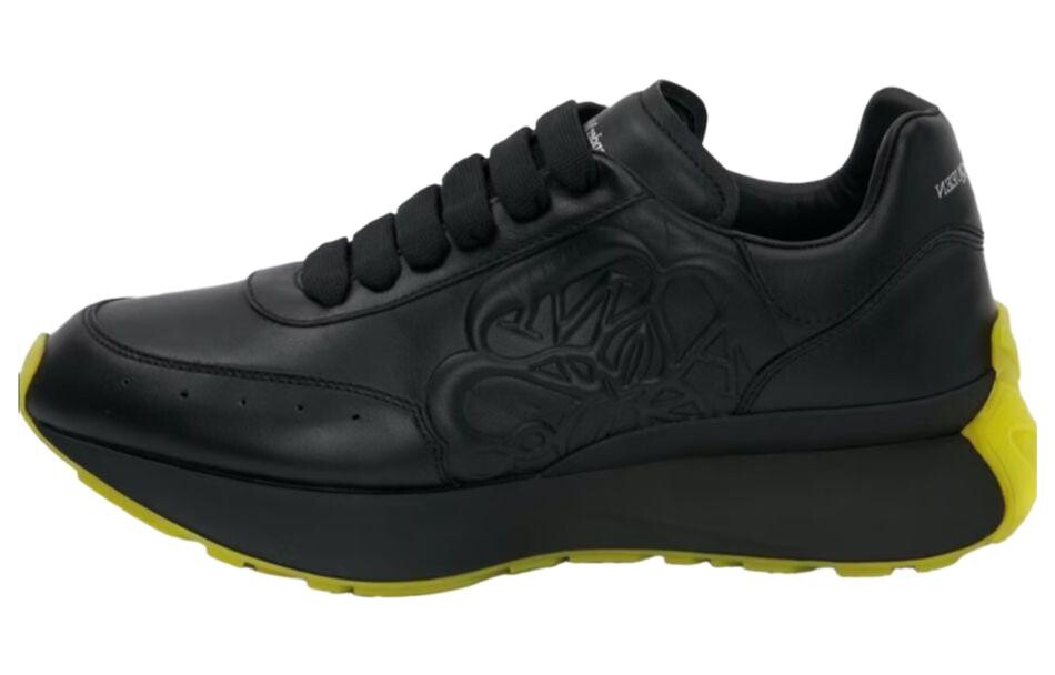 

Кроссовки Alexander McQueen Sprint Runner, черный / желтый
