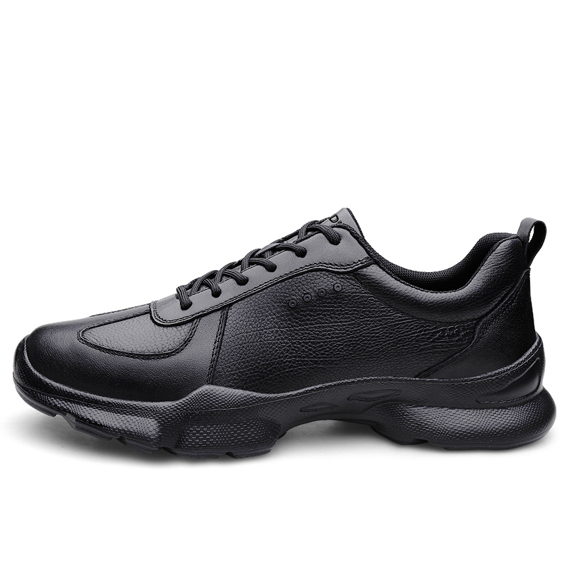 

Туфли Urban Fashion High End Genuine Leather Quality Solid Color Minimalist Style Classic Valentine's Day Boyfriend QDML, Black