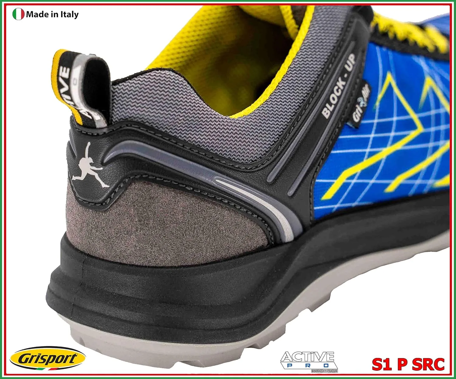 Защитные рабочие ботинки Digitex Activ Pro Speed для Grisport S1P, спортивный дизайн, синий цвет Generisch — фото 4