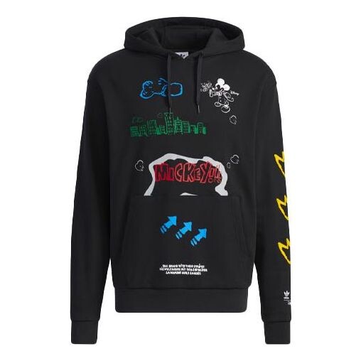 

Толстовка adidas originals Fangtastic Series Disney Mickey Printing Sports Pullover Black, черный