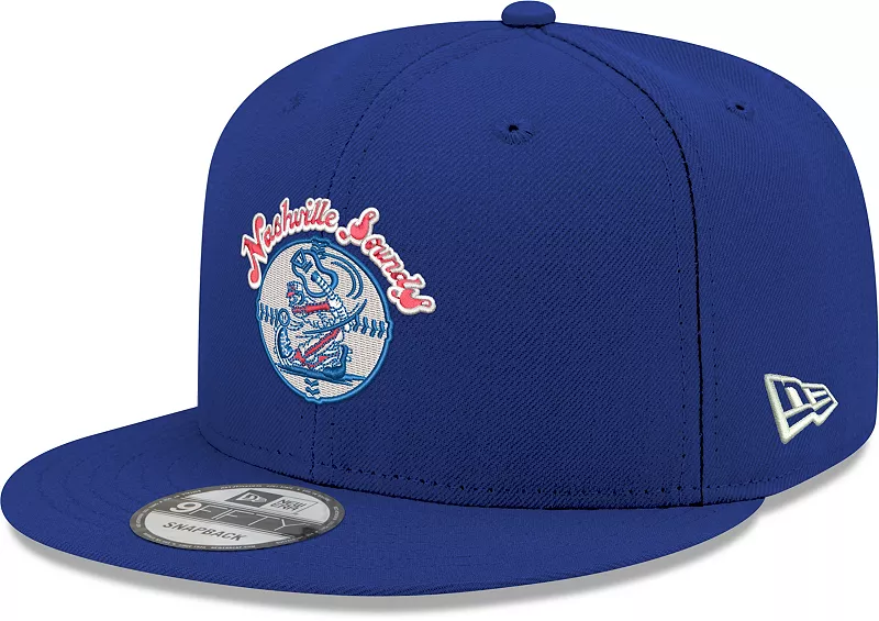 

Базовая регулируемая кепка New Era для взрослых Nashville Sounds Royal 9Fifty