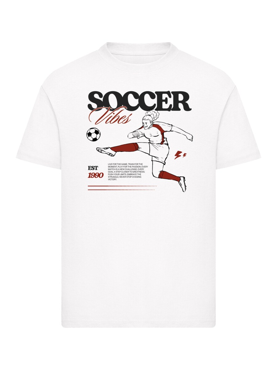 

Рубашка F4NT4STIC Soccer Vibes Sport Fan, белый