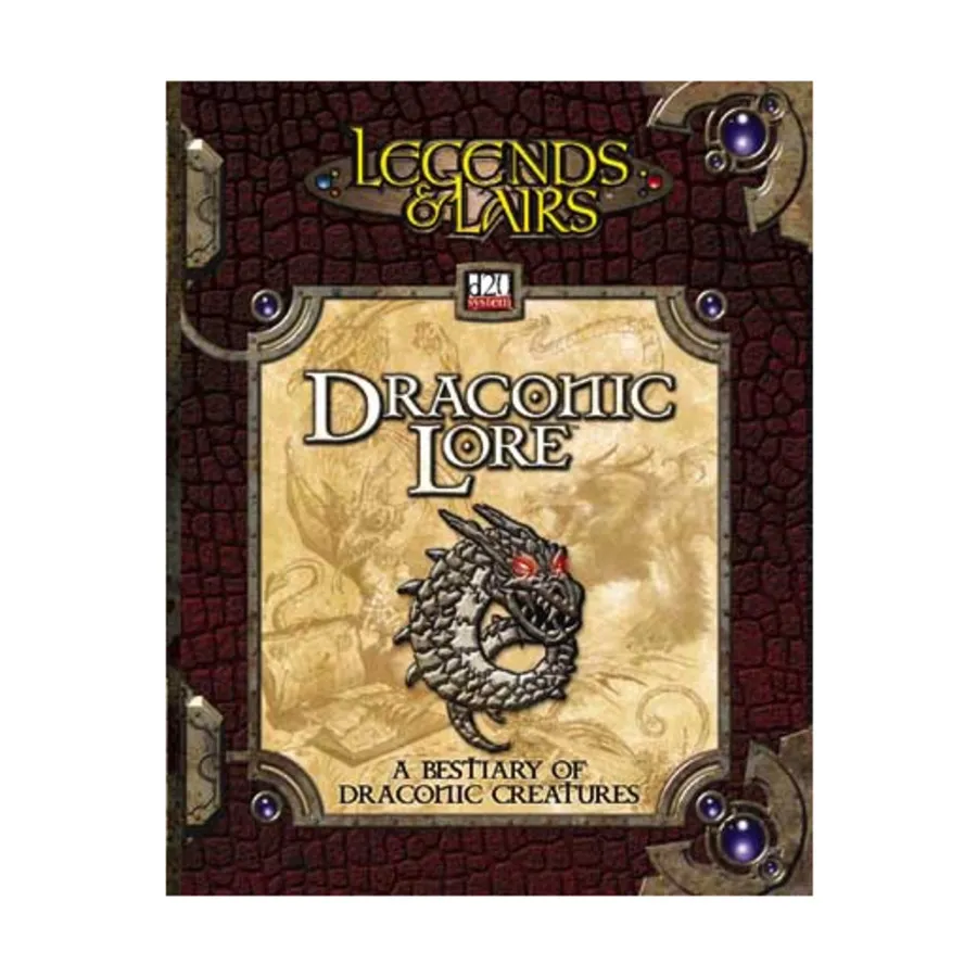 

Draconic Lore, Legends & Lairs (d20), мягкая обложка