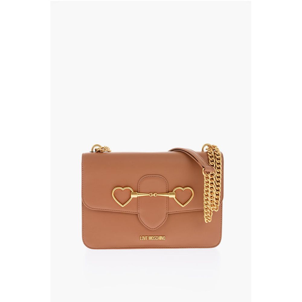 

Сумка LOVE из искусственной кожи с цепочкой на плечо Moschino, Brown