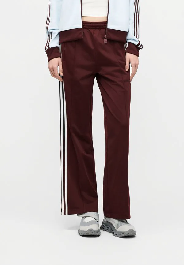 Свободные спортивные штаны firebird Adidas Originals, Maroon/Off-White — фото 4
