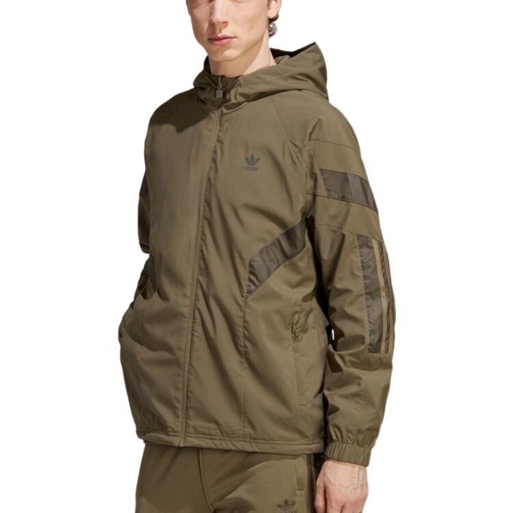 Куртка мужская оливково-зеленая Adidas Originals, оливково-зеленый — фото 4