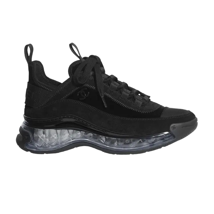 Кроссовки Chanel Wmns Velvet Calfskin Grosgrain SneakerBlack, черный