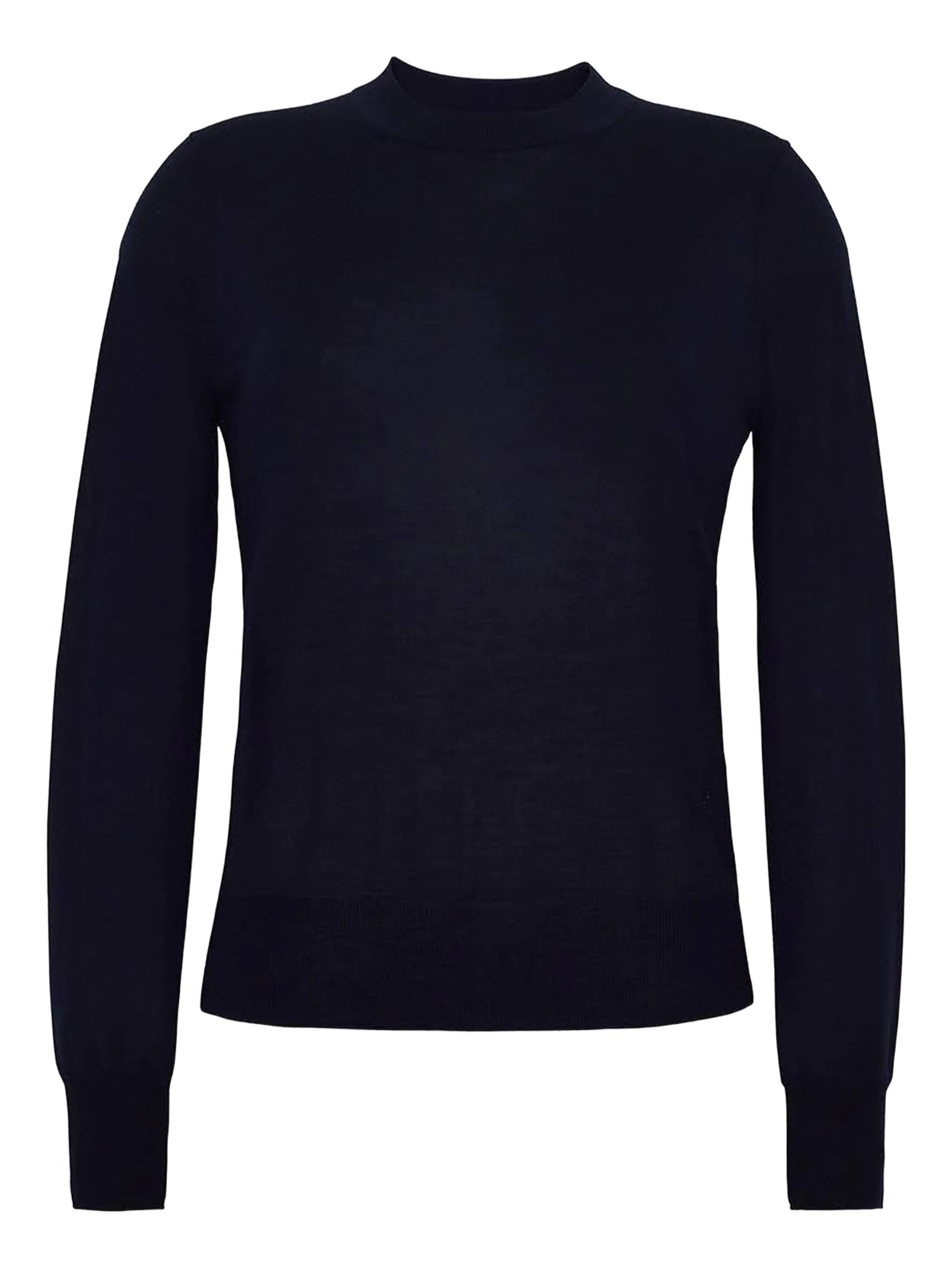 

Кашемировый свитер с круглым вырезом Adam Lippes, синий