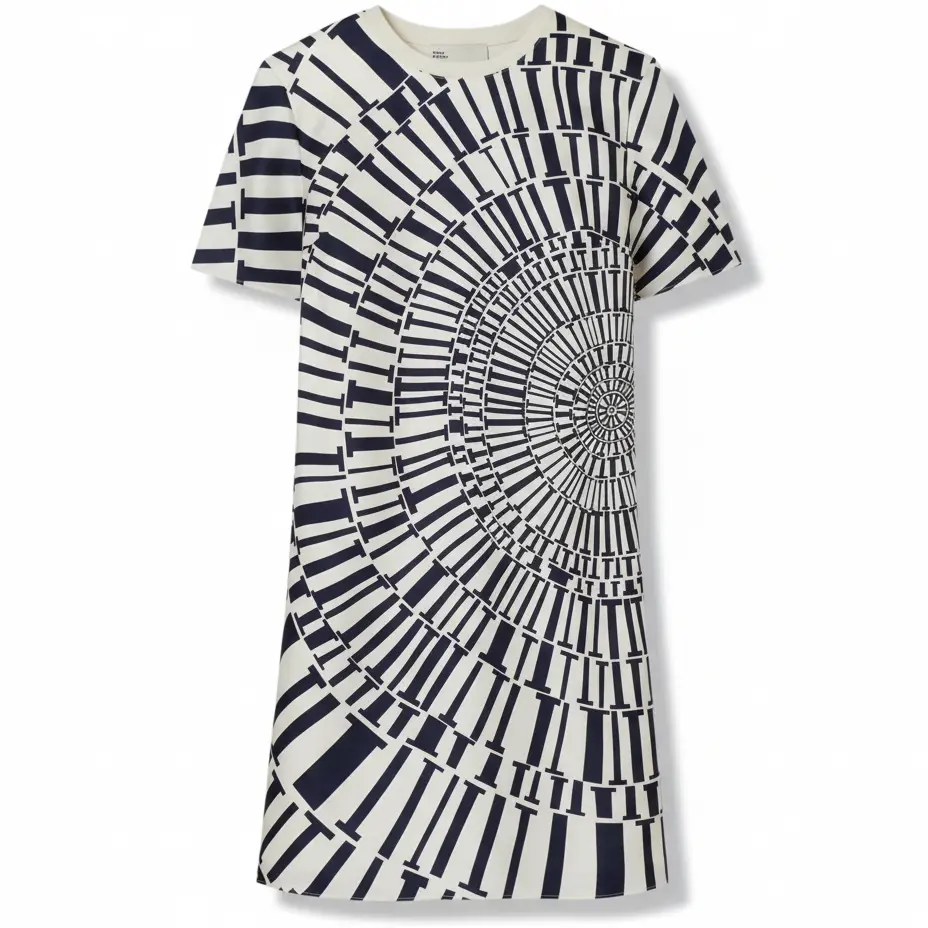 

Женское платье с короткими рукавами TORY BURCH, marine синий