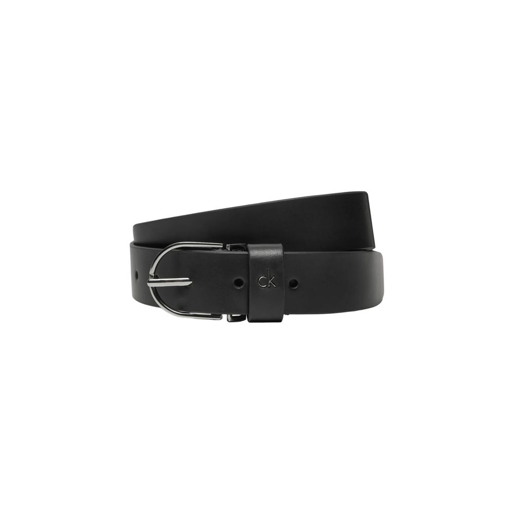 

Черный кожаный ремень Calvin Klein