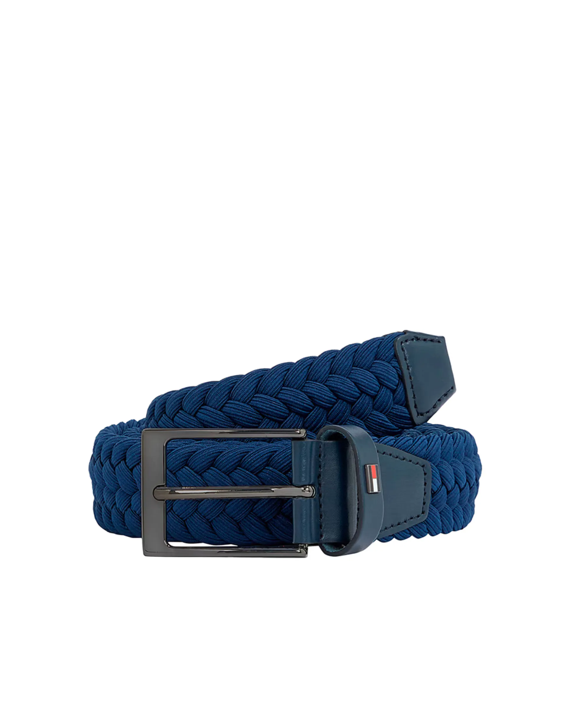

Мужской эластичный плетеный ремень Tommy Hilfiger, синий
