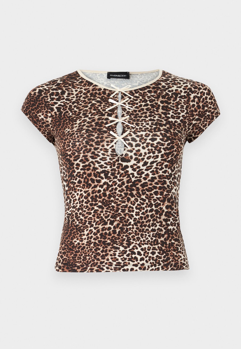 

Футболка с принтом LEOPARD TEE Even&Odd, мультиколор