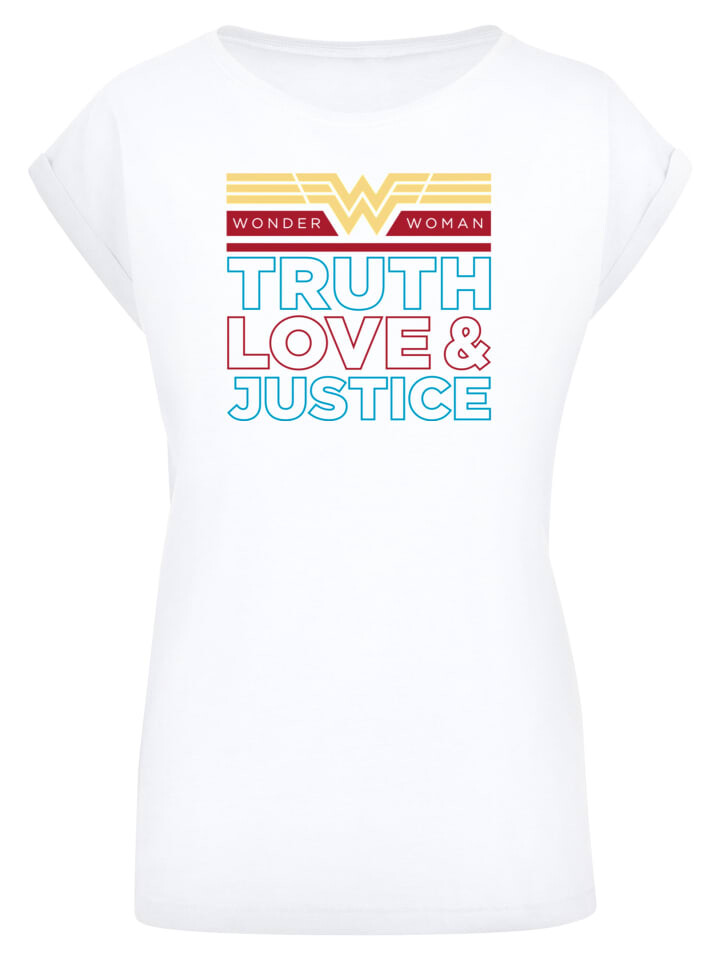 

Футболка F4NT4STIC DC Comics Wonder Woman 84 Truth Love And Justice, белый