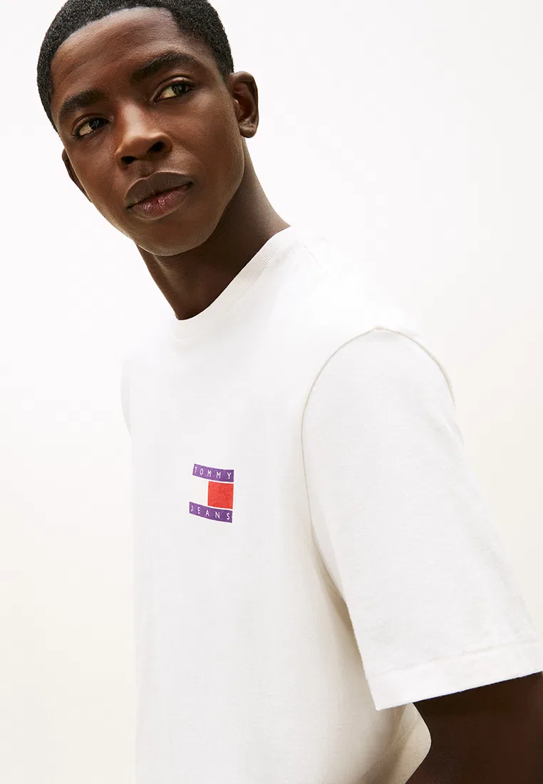 Футболка с принтом, Tommy Jeans Tommy Hilfiger, белый — фото 3