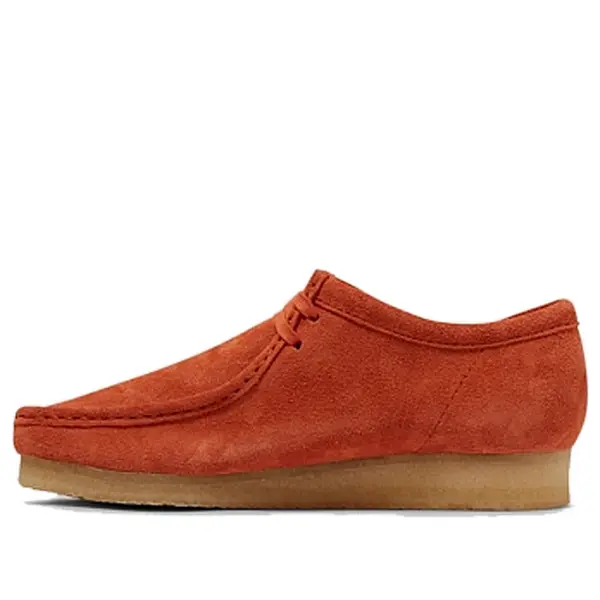 

Кроссовки wallabee 'burnt orange' Clarks, оранжевый