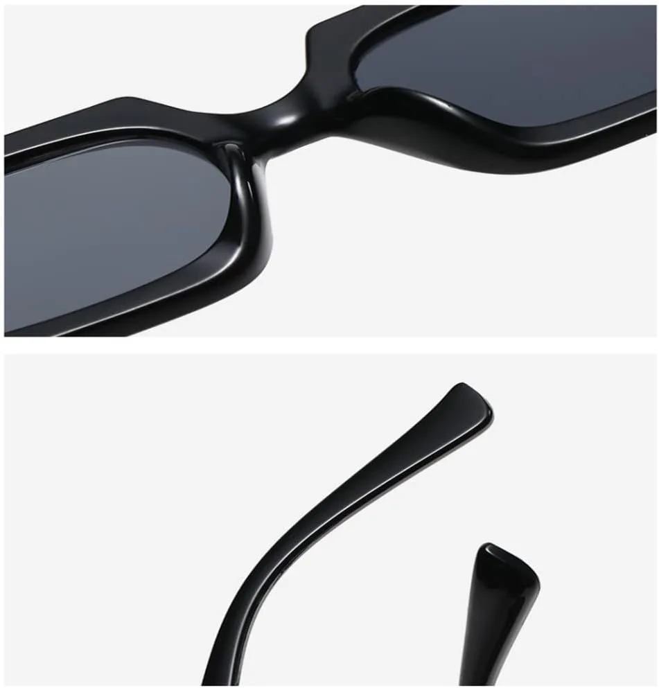 

MUTYNE Винтажные женские квадратные солнцезащитные очки в маленькой оправе, яркие цвета, модные многоугольные солнцезащитные очки Lunette De Soleil, Champagne