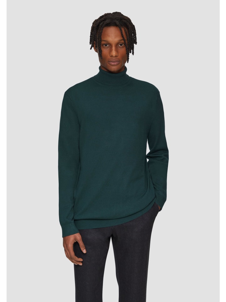 

Пуловер QS Strickpullover langarm, зеленый