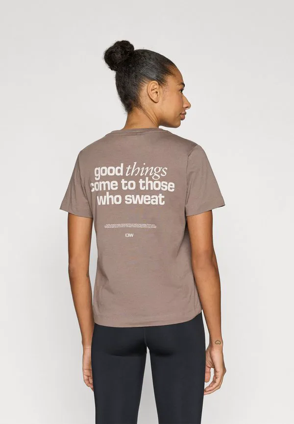 

Футболка с повседневным принтом Icaniwill, Warm Grey, Серый, Футболка с повседневным принтом Icaniwill, Warm Grey