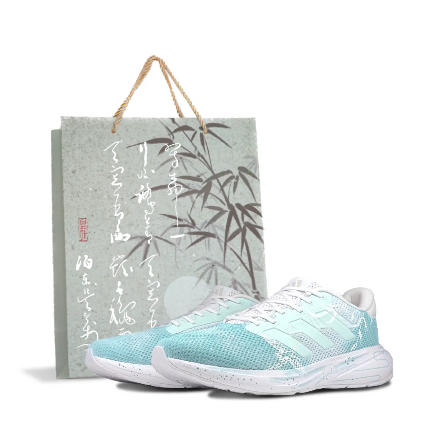 

Кроссовки Response 2.0 унисекс с низким верхом, цвет голубой/белый Adidas