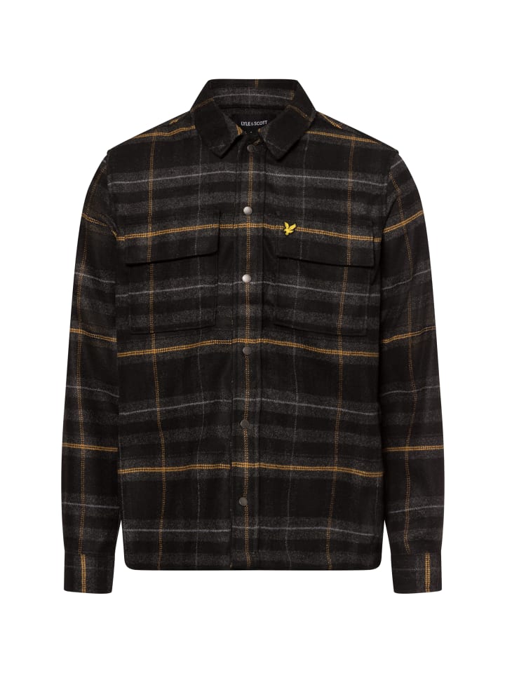 

Рубашка Lyle & Scott, цвет anthrazit schwarz