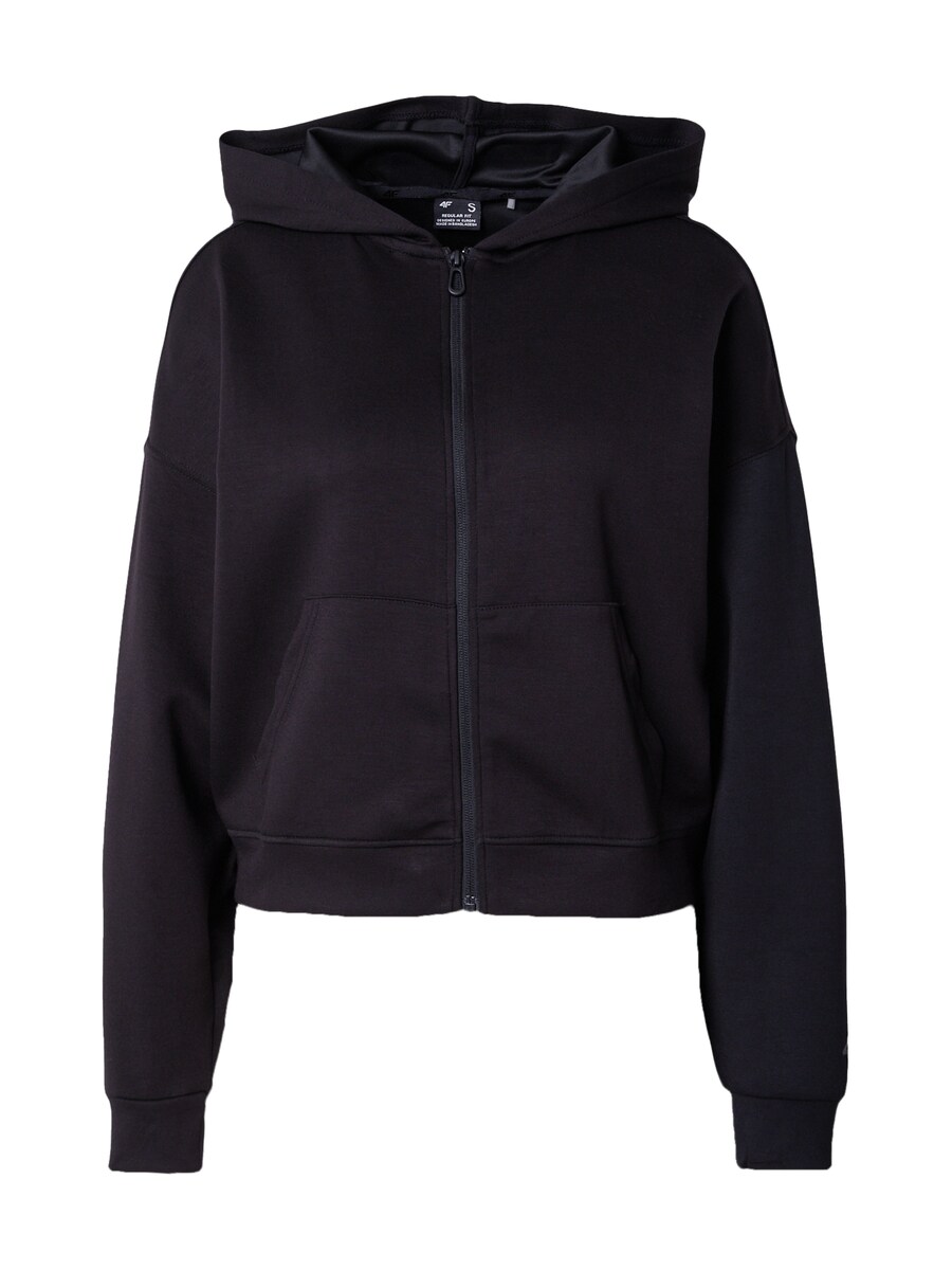 

Свитер с капюшоном на молнии 4F Athletic Zip-Up Hoodie, черный