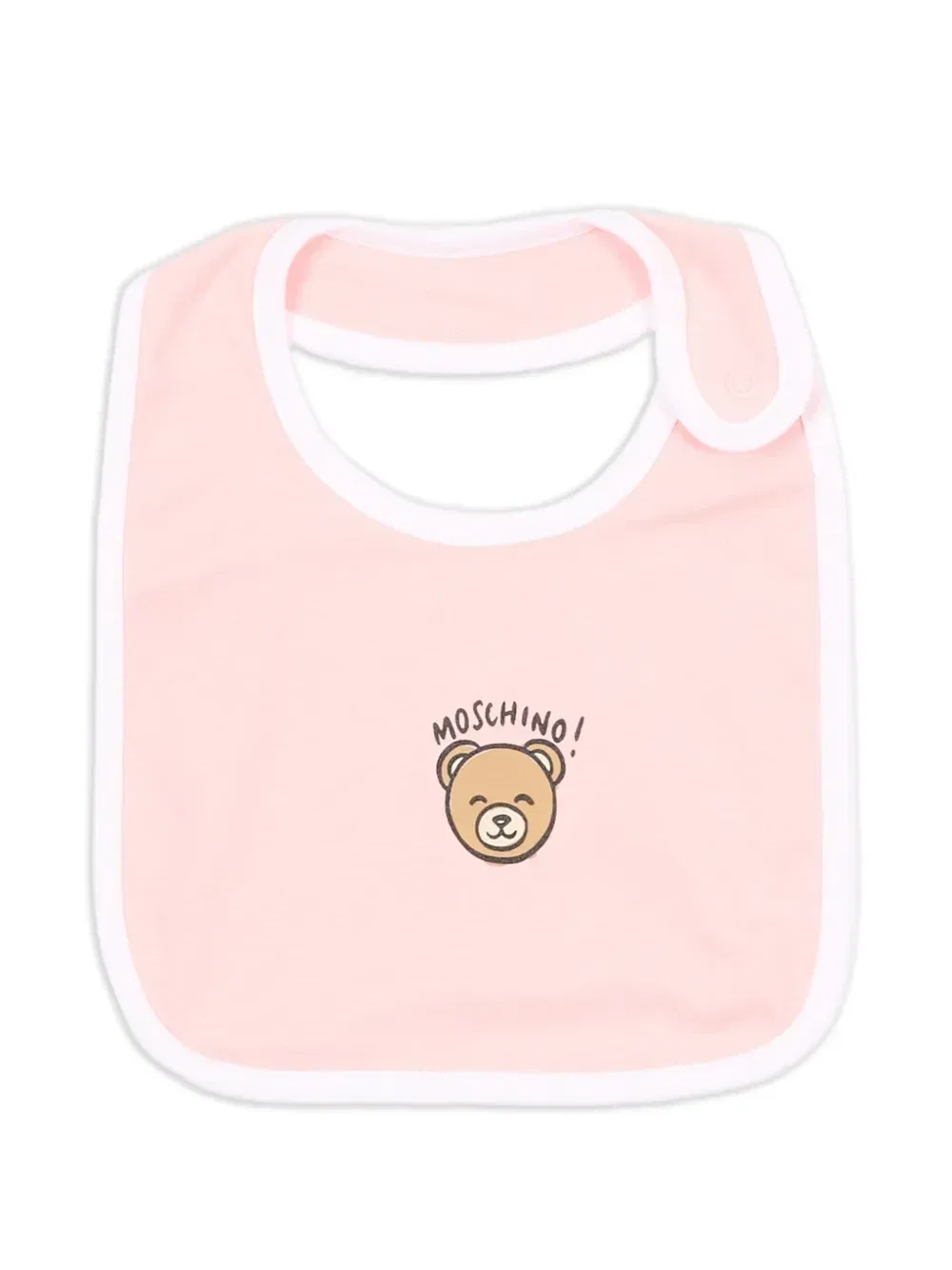 Комплект из трех нагрудников Teddy Bear Moschino Kids, розовый — фото 3