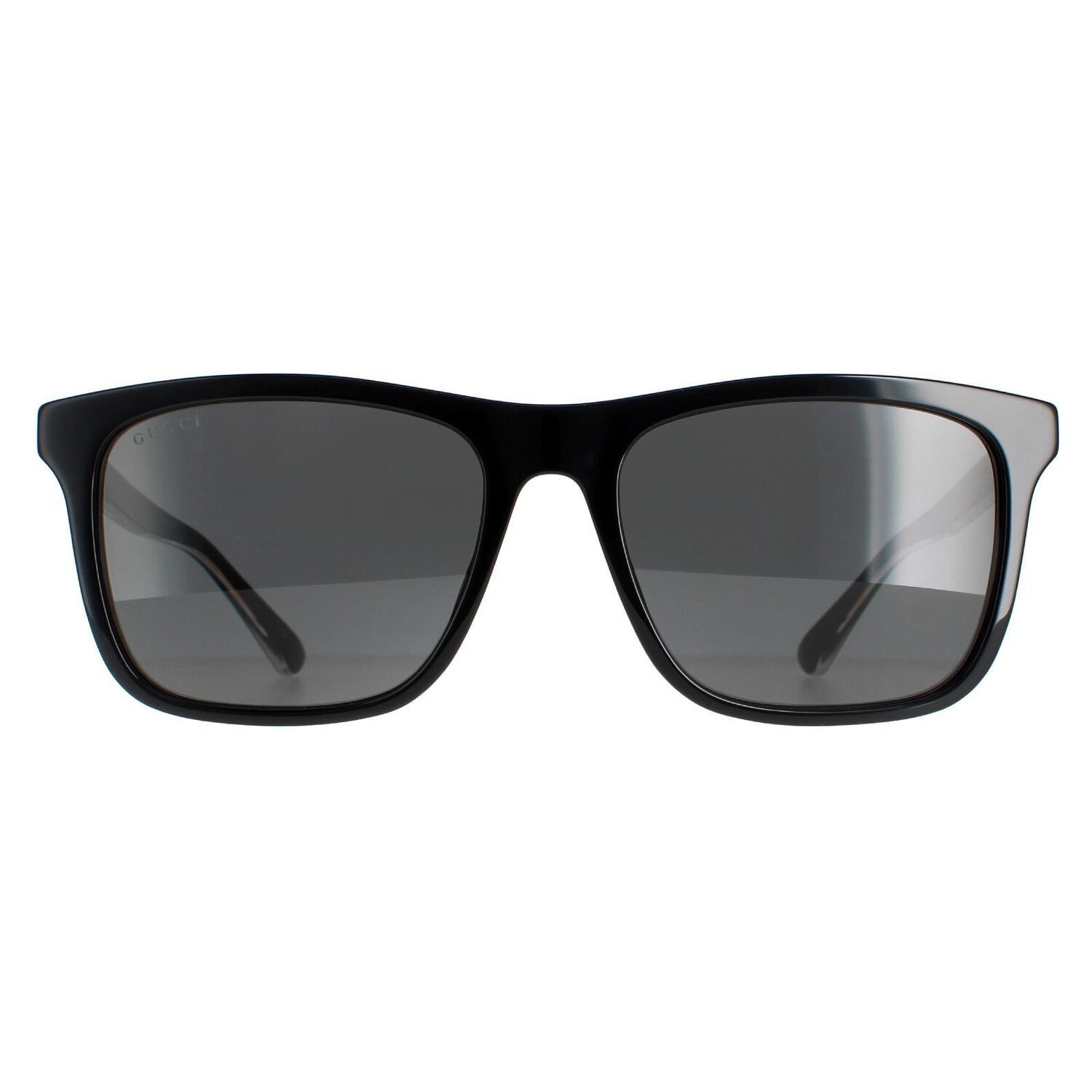 

Прямоугольные черные серые солнцезащитные очки GG0381SN Gucci, черный