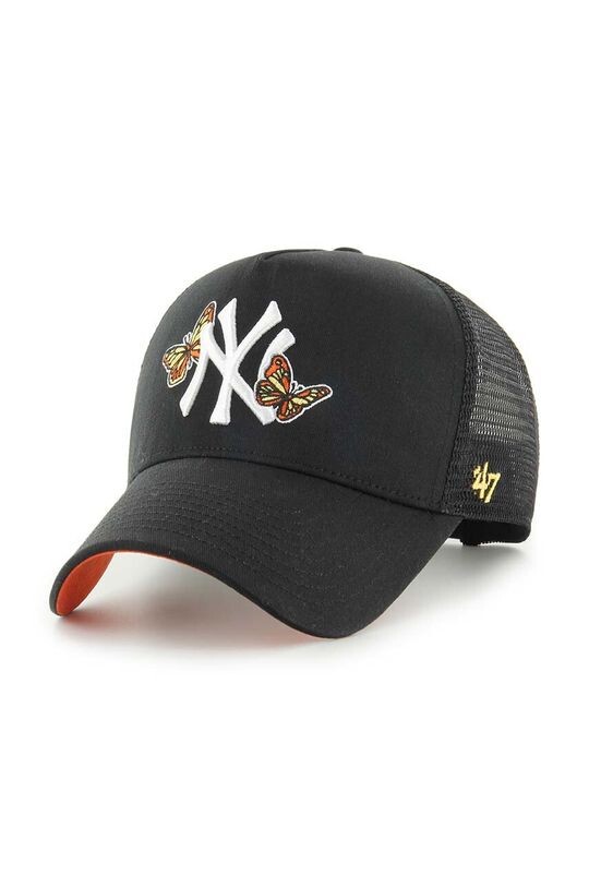 

Хлопковая бейсболка MLB New York Yankees 47 brand, черный