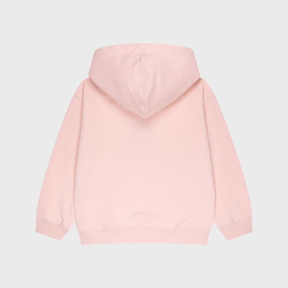 Детская худи Classic Logo с медведем розового цвета от Marithé Kids — фото 3