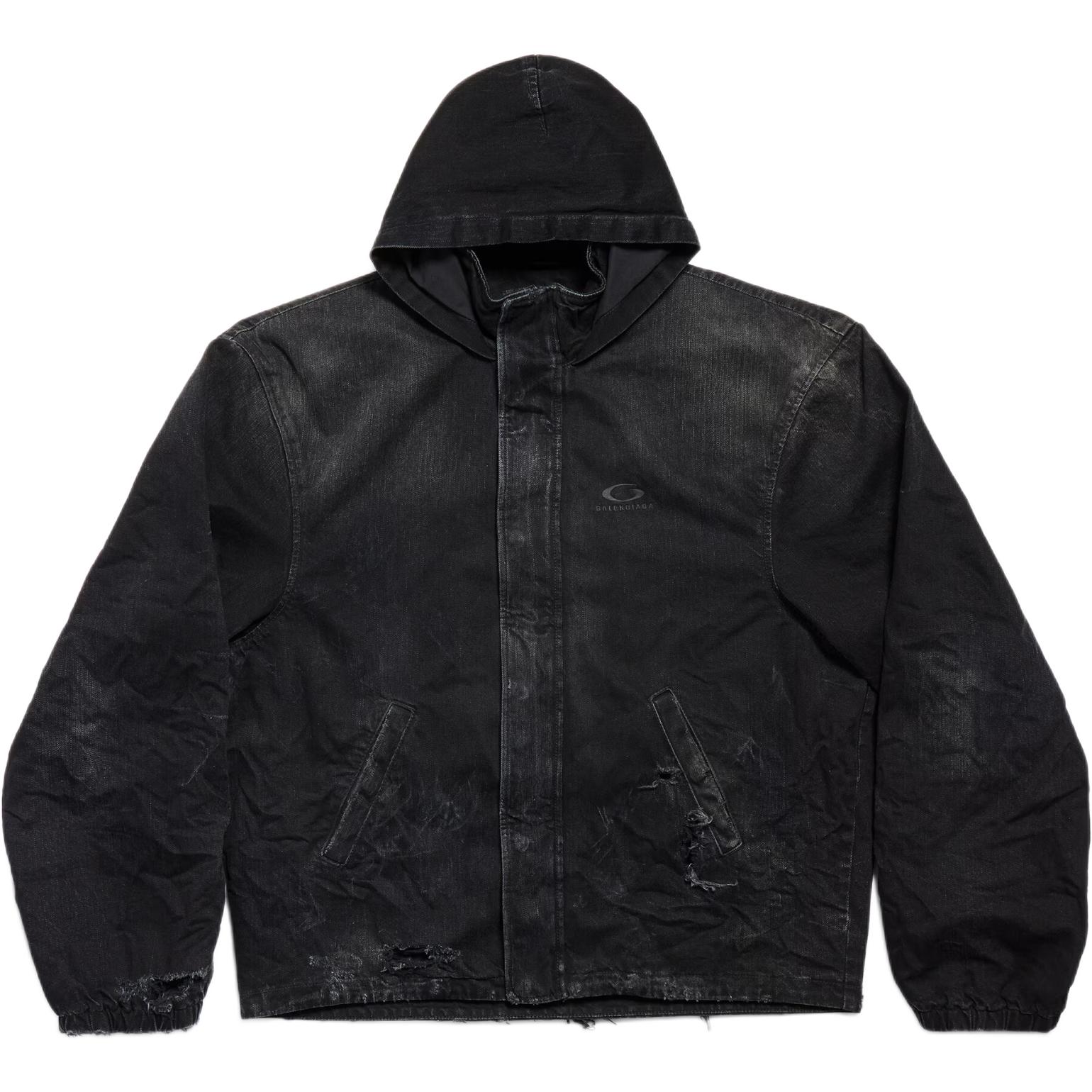 

Куртки и пальто свободного кроя, мужские Balenciaga, черный