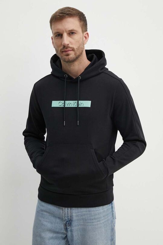 

Хлопковая толстовка Calvin Klein, черный