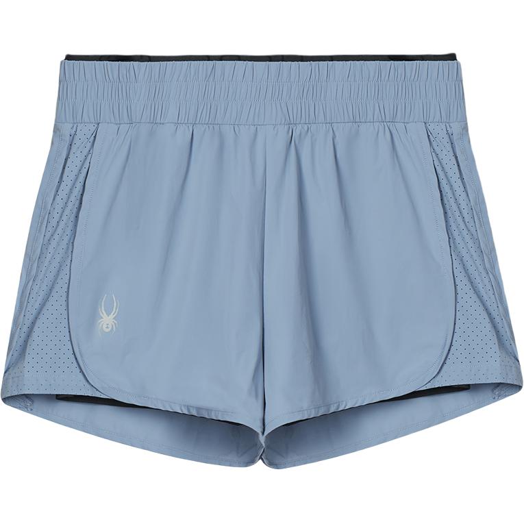 

Повседневные шорты женские шиферно-джинсовые синие SPYDER, каменной мойки синий