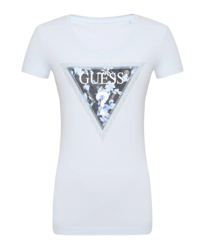 

Синяя футболка с коротким рукавом w5ri00j1314g7s1 Guess, синий