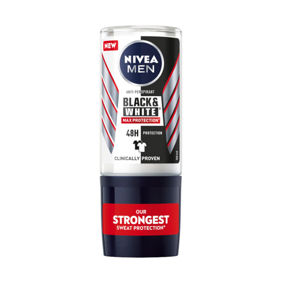 

Nivea, Men Black&White Max Protection шариковый антиперспирант 50мл