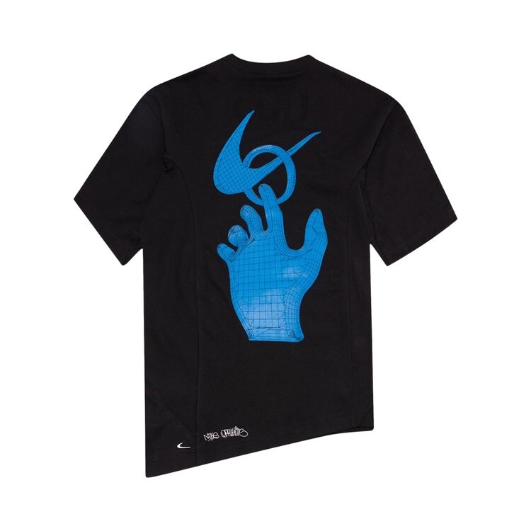 Футболка Nike x Off-White T-Shirt (Asia Sizing), черный — фото 2