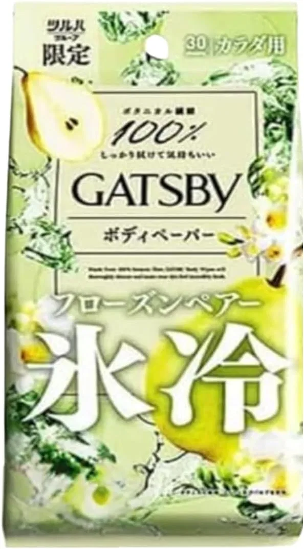 Набор Pikotta — Влажных салфеток для тела Gatsby Body Paper, 3 аромата, охлаждающие, белые — фото 4