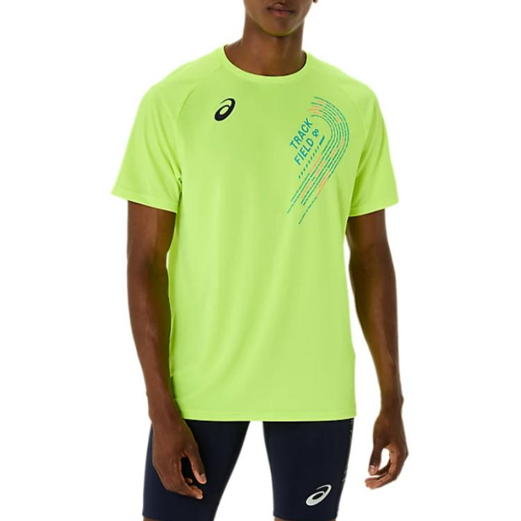 

ASICS Футболка с коротким рукавом Men's Yellow, Желтый, ASICS Футболка с коротким рукавом Men's Yellow