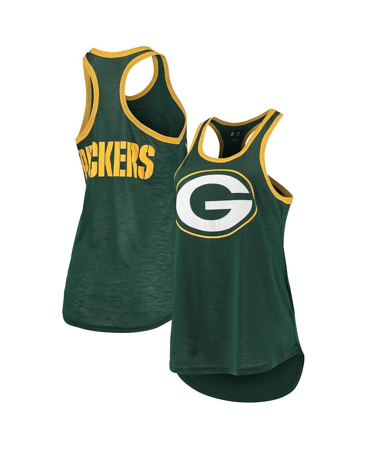 

Женская зеленая майка Green Bay Packers Tater G-III 4Her by Carl Banks, зеленый
