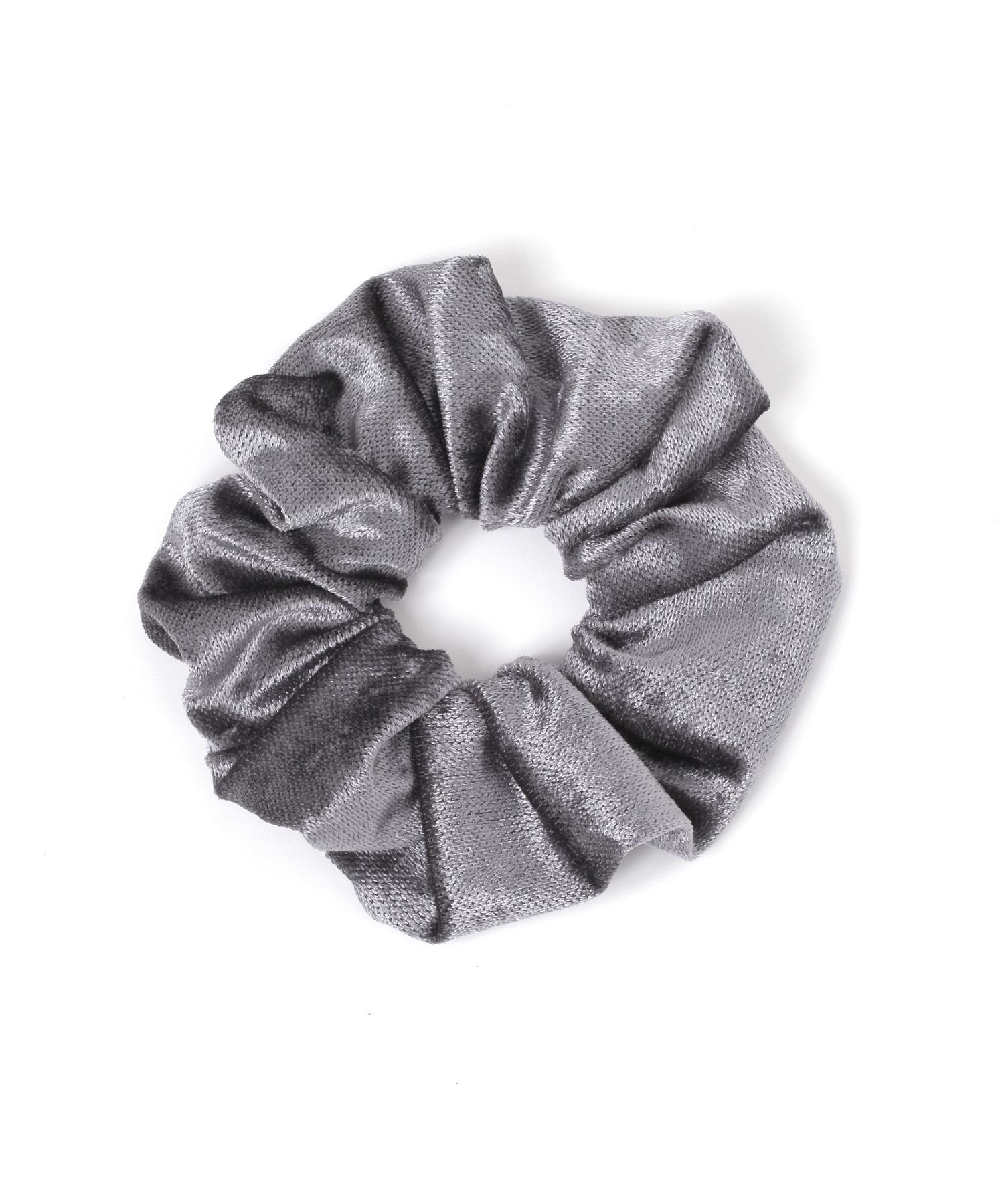 Велюровая резинка для волос SS/635202 Global Work, Gray 15