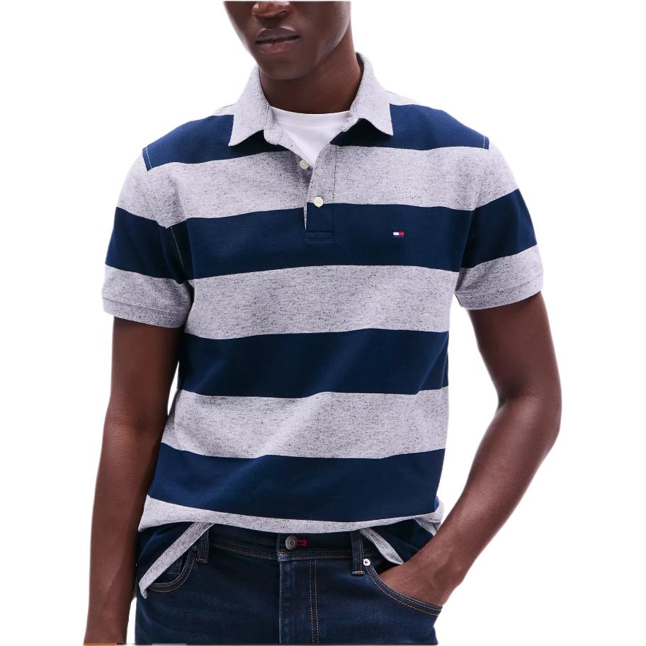 

Мужская поло Tommy Hilfiger, серый