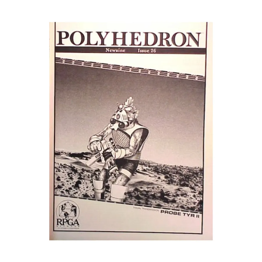 

Журнал #26 "Needle Part #3, Mars in Gamma World, Illusionist Spells", Polyhedron Magazine #01 - #50